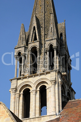 Yvelines, bell tower of Vernouillet church