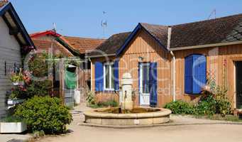 France, old house in L Herbe in Bassin d Arcachon