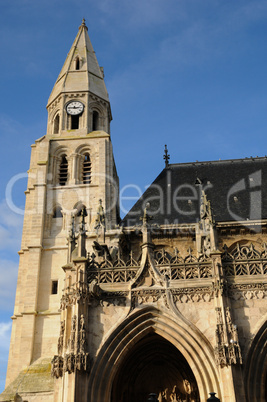 France, gothic collegiate church of Poissy