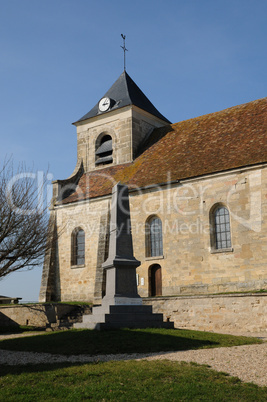 the classical church of Sagy in V al d Oise