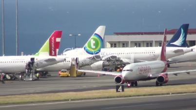 Flughafen von Madeira.