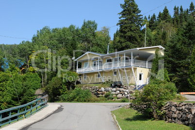 Quebec, the village of Sainte Rose du Nord