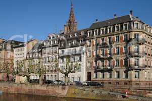 Alsace, old and historical district in Strasbourg