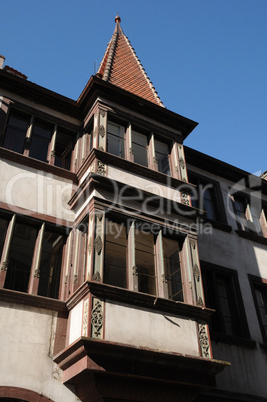 Alsace, old and historical district in Strasbourg