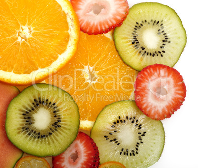 Tropical Fruits Background