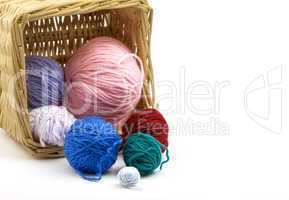 Colorful thread basket