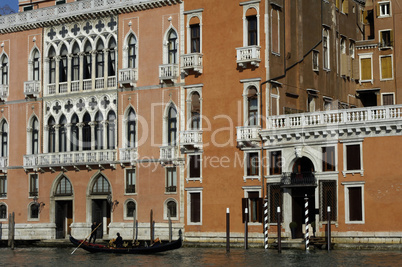 Italy, old palace near Grand Canal