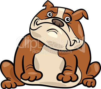 Adorable English Bulldog Cartoon Images