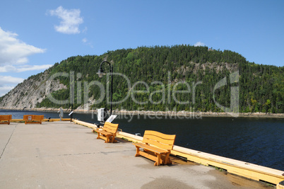 Quebec, the village of Sainte Rose du Nord