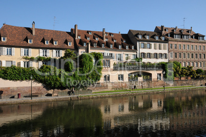 Alsace, old and historical district in Strasbourg