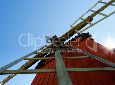 Windmühle auf der Insel Öland, Schweden