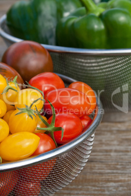 tomatoes and pepper