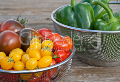 tomatoes and pepper