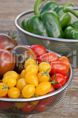 tomatoes and pepper