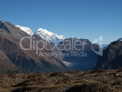 Landscape Near Manang, Annapurna Conservation Area