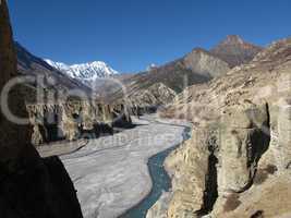 Marsyangdi River, Manang