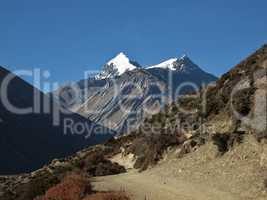 Syagang, Mountain On The Way From Manang To Ledar