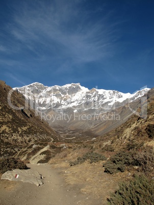 Mountains Near Ledar, Nepal