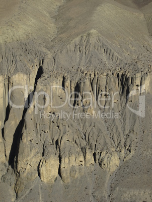 Limestone Formation With Caves, Muktinath