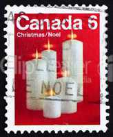 Postage stamp Canada 1972 Candles, Christmas