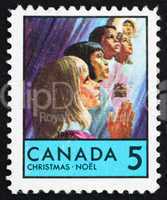 Postage stamp Canada 1969 Children of Various Races, Christmas