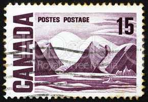 Postage stamp Canada 1967 Bylot Island, by Lawren Harris