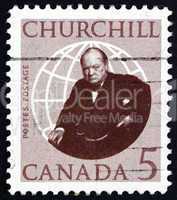 Postage stamp Canada 1965 Sir Winston Spencer Churchill