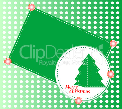 Modern christmas tree background,