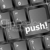 push key on computer keyboard