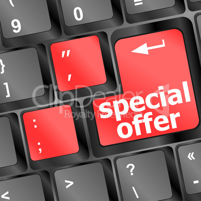 special offer button on computer keyboard