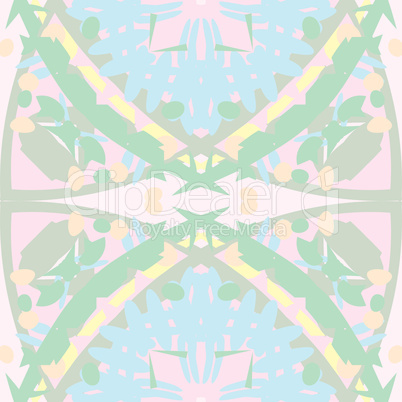 Seamless Pink and Blue Pattern