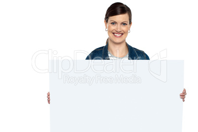 Make use of this blank ad board