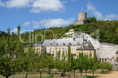 France, the castle of La Roche Guyon