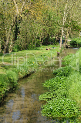 France, a river in Brueil en Vexin