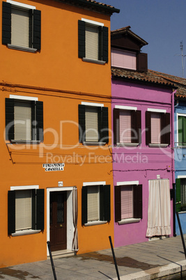 Burano an island near Venice Italy