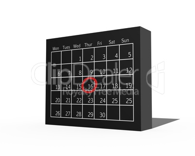 3D Calendar