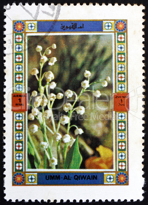 Postage stamp Umm al-Quwain 1972 Flower, Nature