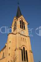 France, Yvelines, the church of Les Mureaux