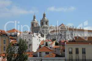 Portugal, old historical building in the center of Lisbon