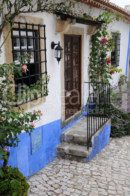 the small village of Obidos in Portugal