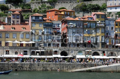 Portugal, view of Porto from Douro river