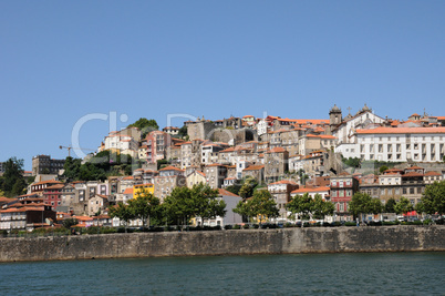 Portugal, view of Porto from Douro river