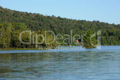 Quebec, Saint Charles lake, horizontal picture