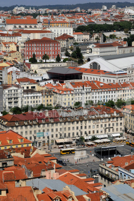 Portugal, Lisbon view from Saint George castle