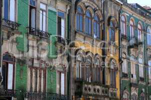 old houses of the city of Porto in Portugal