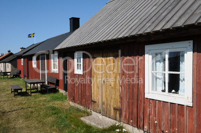 Sweden, the fishermen old village of Gnivard