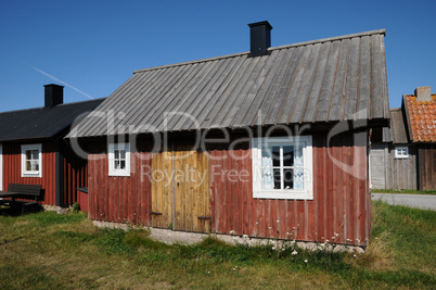 Sweden, the fishermen old village of Gnivard