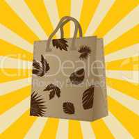 Autumn sales shopping bag
