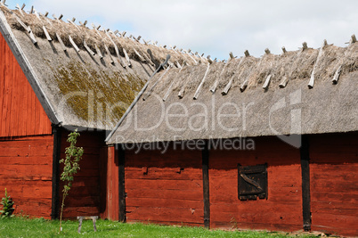Sweden, traditional agricultural village museum of Himmelsberga