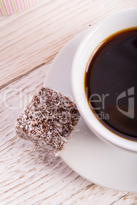 gingerbreads with chocolate  and coconut